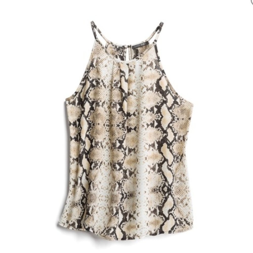 Snakeskin Blouse Halter